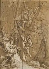 Oedipus Abandoned (65 x 45&nbsp;cm.), Nationalmuseum