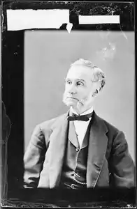 Scan of a photo-plate titled Agnew by Brady. (Apparently Dr Cornelius R. Agnew of the United States Sanitary Commission)