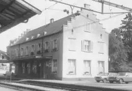 Station building in 1978