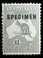 Australia, 1924: Specimen overprint.