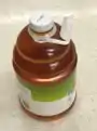 bottle of apple juice with added handle