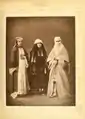 Muslim woman of Salonika, from Les costumes populaires de la Turquie en 1873, published under the patronage of the Ottoman Imperial Commission for the 1873 Vienna World's Fair
