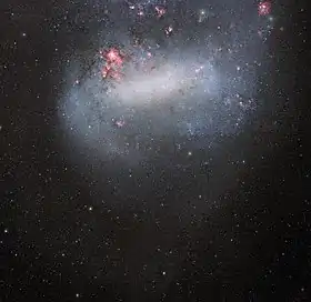 Part of the SMASH dataset showing a wide-angle view of the Large Magellanic Cloud
