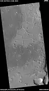 Wide view of ridge network, as seen by HiRISE under HiWish program Location is Arcadia quadrangle.