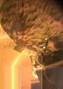 Close-up view of "Yogi" from the rover's rear color camera.