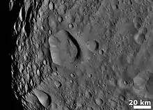 Cratered terrain with hills and ridges(6 August 2011)