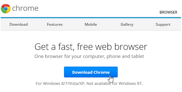 Screenshot of Google Chrome