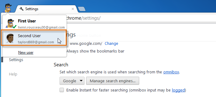 Screenshot of Google Chrome