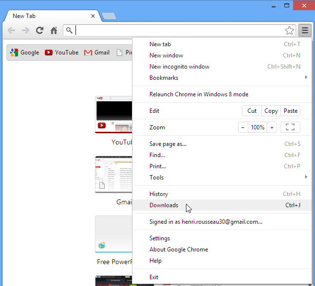 Screenshot of PowerPoint 2013