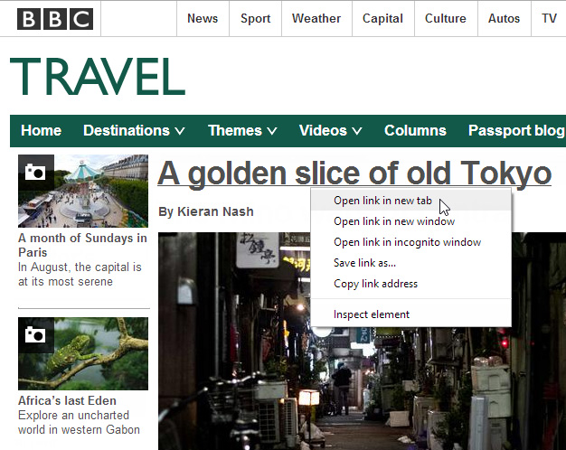 Screenshot of Google Chrome