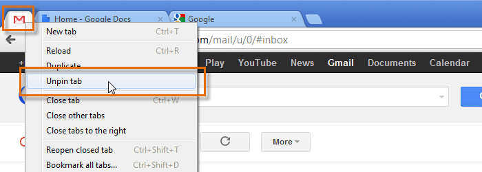 Screenshot of Google Chrome