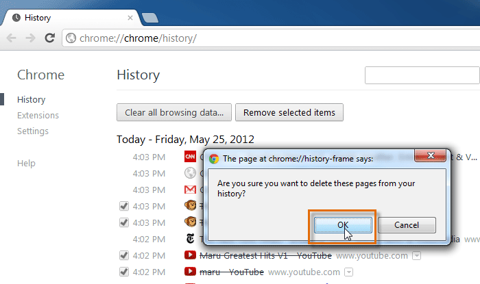 Screenshot of Google Chrome