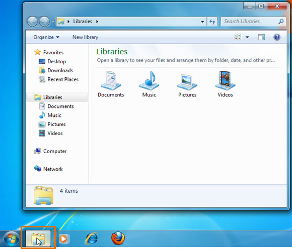 Opening Windows Explorer