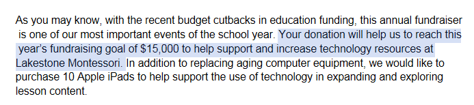 Screenshot of Google Documents