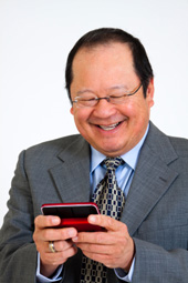 Using the Internet with a mobile phone