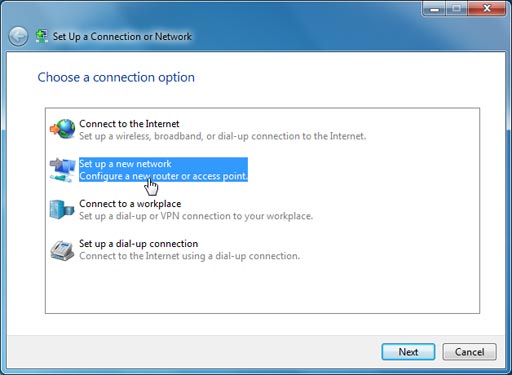 Setting up a network
