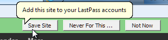 Screenshot of LastPass