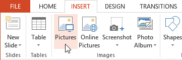 Screenshot of PowerPoint 2013
