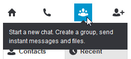 Screenshot of Skype