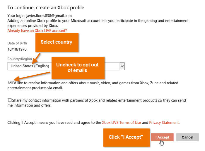 Screenshot of Windows 8