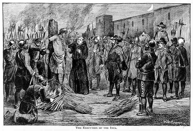 The execution of the Inca