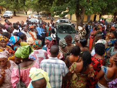 Close to 250 people showed up for the first day of Heidi Soeters’ and Lindsey Horton’s training.