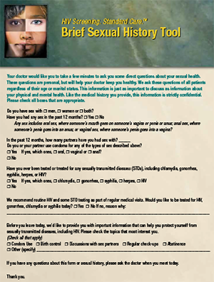 Sexual History Tool thumbnail