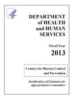 FY 2013 CDC Congressional Justification