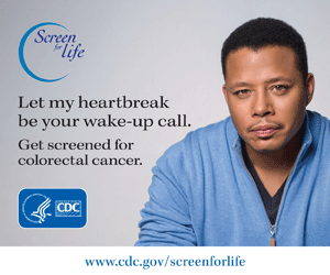 Colorectal cancer screening shareable graphic
