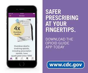 Safer prescribing at your fingertips. Download the Opioid Guide App today. www.cdc.gov
