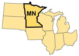 Coe state Minnesota and the region it serves.