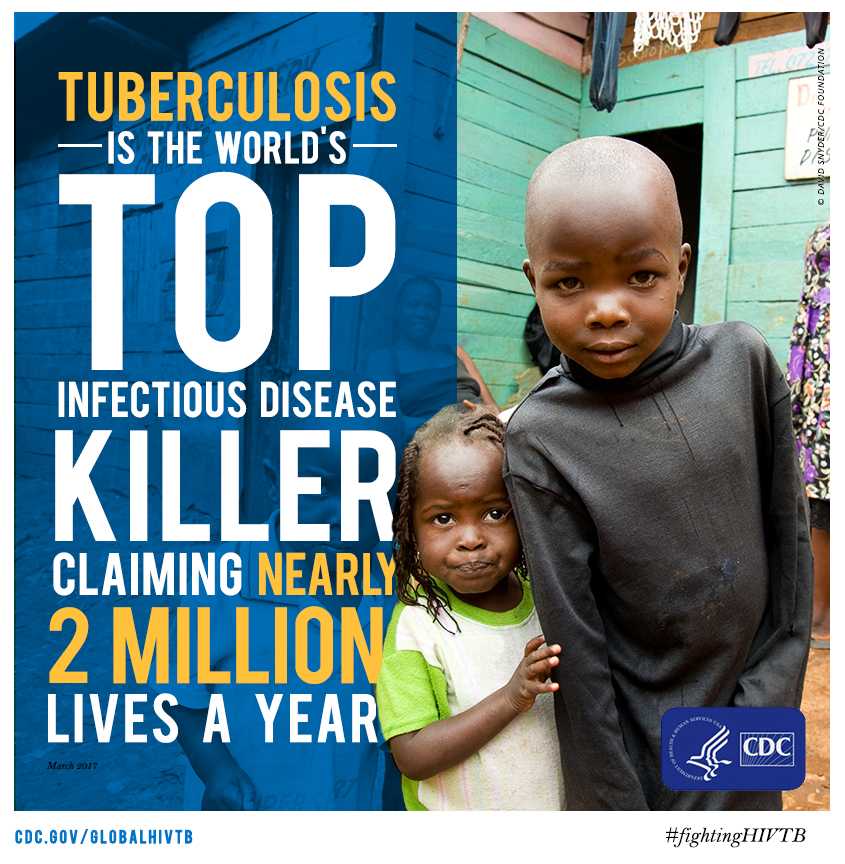 Tuberculosis is the World's Top Infectious Disease