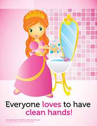 Poster featuring a princess with caucasian features