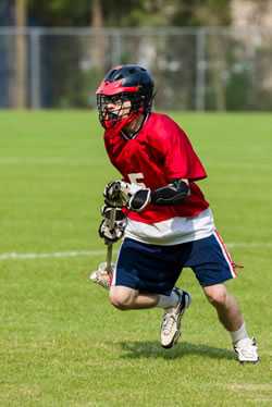 photo: lacrosse player
