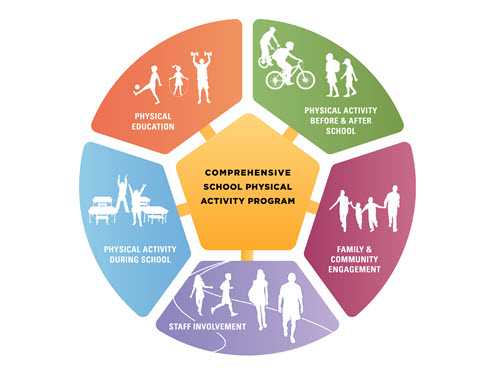 Comprehensive School Physical Activity Program Infographic
