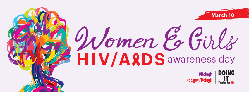 This Facebook cover graphic promotes National Women and Girls HIV/AIDS Awareness Day on May 10. For more information, visit www.cdc.gov/hiv.