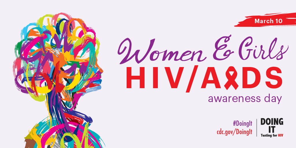 This Twitter graphic promotes National Women and Girls HIV/AIDS Awareness Day on May 10. For more information, visit www.cdc.gov/hiv.