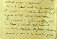 Manuscript by Laveran (fragment)