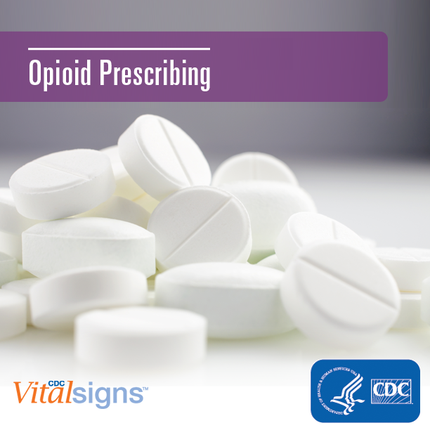 Opioid Prescribing - image shows a small pile of pills
