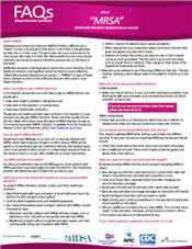 Frequently Asked Questions about MRSA