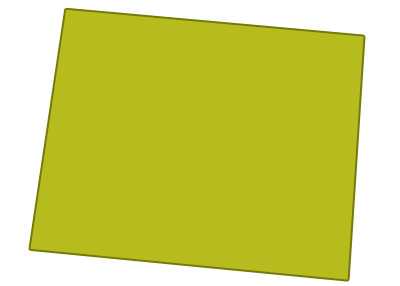 outline of wyoming