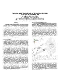 Image of publication Analysis of Seismic Signatures from Gas and Dust Based Explosions at the Lake Lynn Experimental Mine