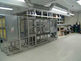 Laboratory testing system to measure silica