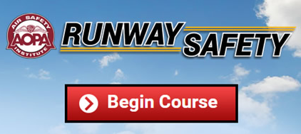 AOPA training courses cover the spectrum of aviation safety education, including runway safety. AOPA training courses cover the spectrum of aviation safety education, including runway safety.