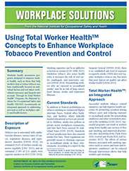 publication of using twh concepts to enhance workplace tobacco prevention and control