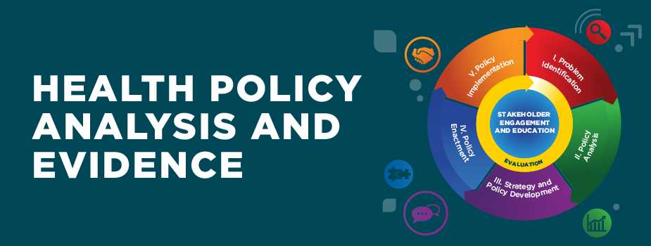 Health Policy Analysis and Evidence Banner