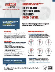 Stay Healthy. Prevent Infections and Sepsis. Fact Sheet