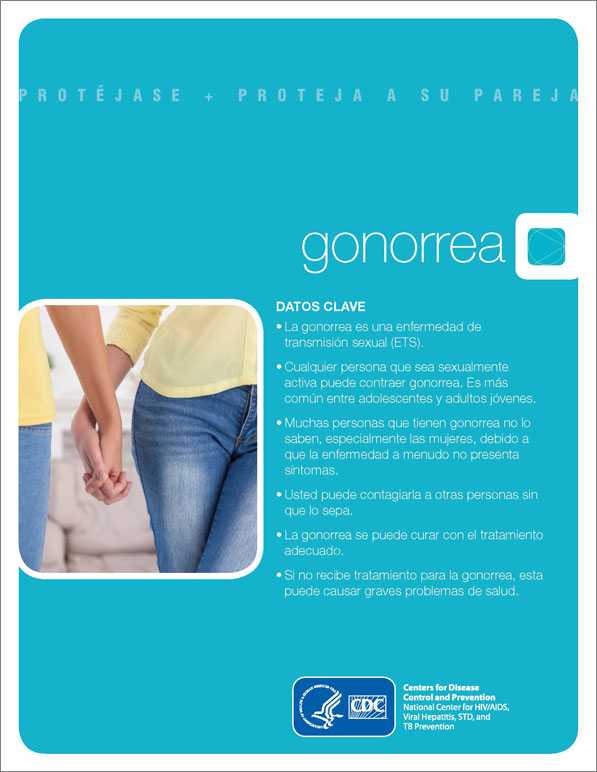 Gonorrea: la realidad - Folleto