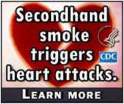 Secondhand Smoke Triggers Heart Attacks. Learn more…