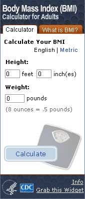 BMI For Adults. Flash Player 9 is required.